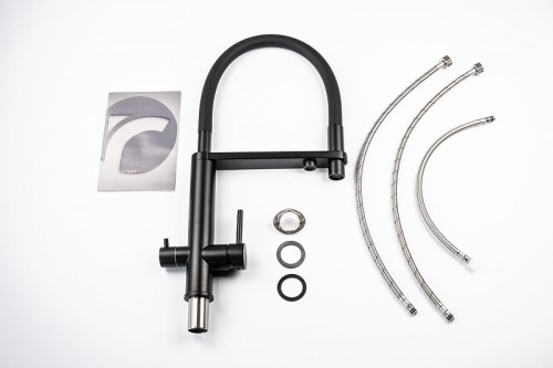 Смеситель для кухни Knotlor Infinity SS-15/BL цвет Черный матовый