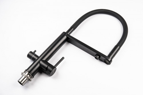 Смеситель для кухни Knotlor Infinity SS-15/BL цвет Черный матовый