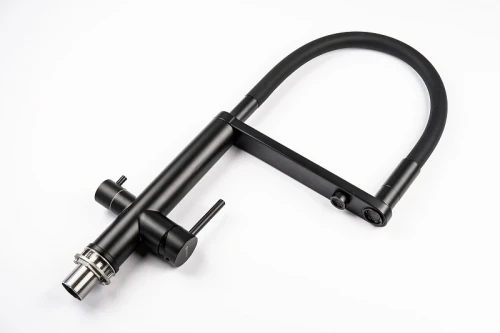 Смеситель для кухни Knotlor Infinity SS-15/BL цвет Черный матовый