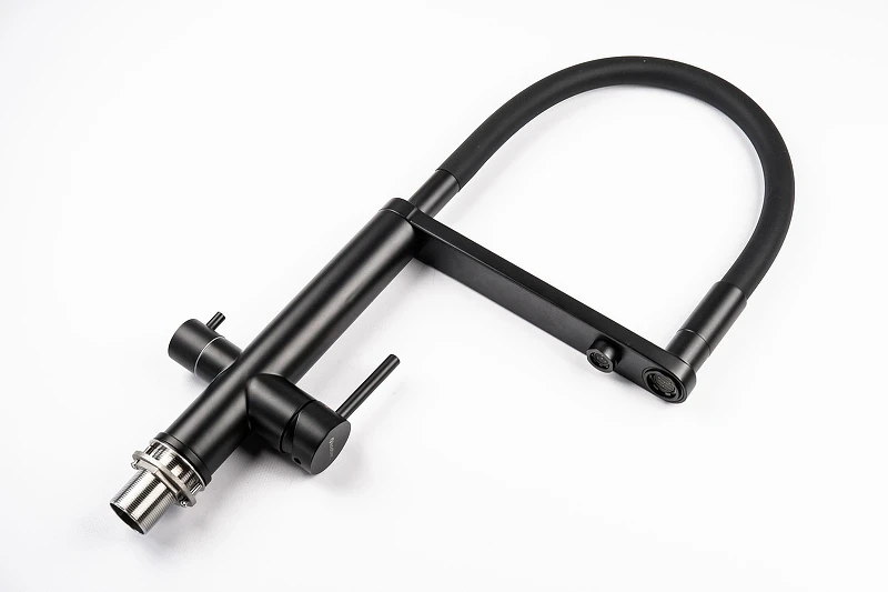 Смеситель для кухни Knotlor Infinity SS-15/BL цвет Черный матовый