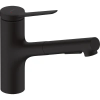 Смеситель для кухни Hansgrohe Zesis M33 74800670 Черный матовый латунь