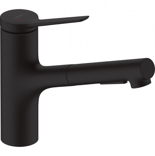 Смеситель для кухни Hansgrohe Zesis M33 74800670 Черный матовый латунь