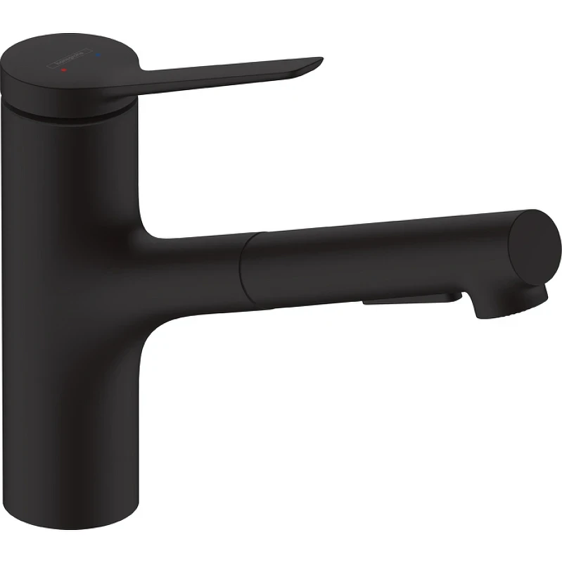 Смеситель для кухни Hansgrohe Zesis M33 74800670 Черный матовый латунь