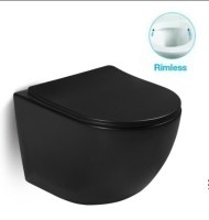 Унитаз SantiLine SL-5018MB подвесной с сиденьем Микролифт фаянс подвесной