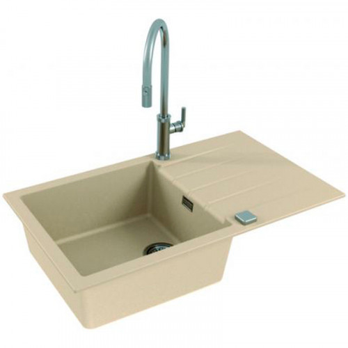 Кухонная мойка Alveus Granital Cadit 40 Terra G22 860x500 1132028 Песчаная искусственный камень (литьевой мрамор) встраиваемый