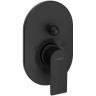 Смеситель для душа Hansgrohe Rebris E 72459670 Черный матовый латунь однорычажный встраиваемый