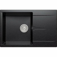 Кухонная мойка Polygran Gals-760 №16 290587 Черная искусственный камень (литьевой мрамор) встраиваемый