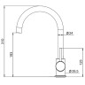 Смеситель для кухни Laparet Miniliada N3063302LPT Хром латунь