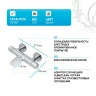 Смеситель для ванны AM.PM Like F8050000 с термостатом Хром латунь на стену
