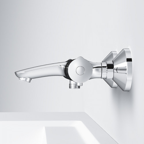 Смеситель для ванны AM.PM Like F8050000 с термостатом Хром латунь на стену