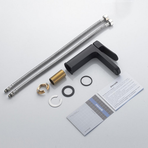 Смеситель для раковины Shevanik S4501H цвет Черный