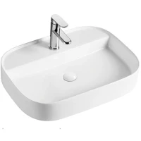 Раковина WeltWasser Elbach 2205 61 10000003826 Белый глянец фаянс накладная