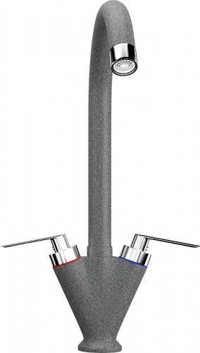 Смеситель для кухни Ulgran Classic U-011-309 Темно-серый латунь