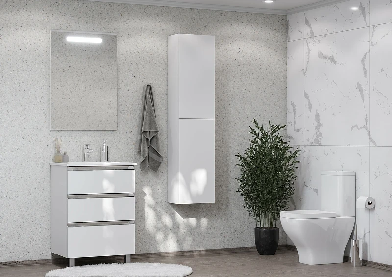 Тумба под раковину Roca The Gap 60 A857404806 подвесная Белый глянец