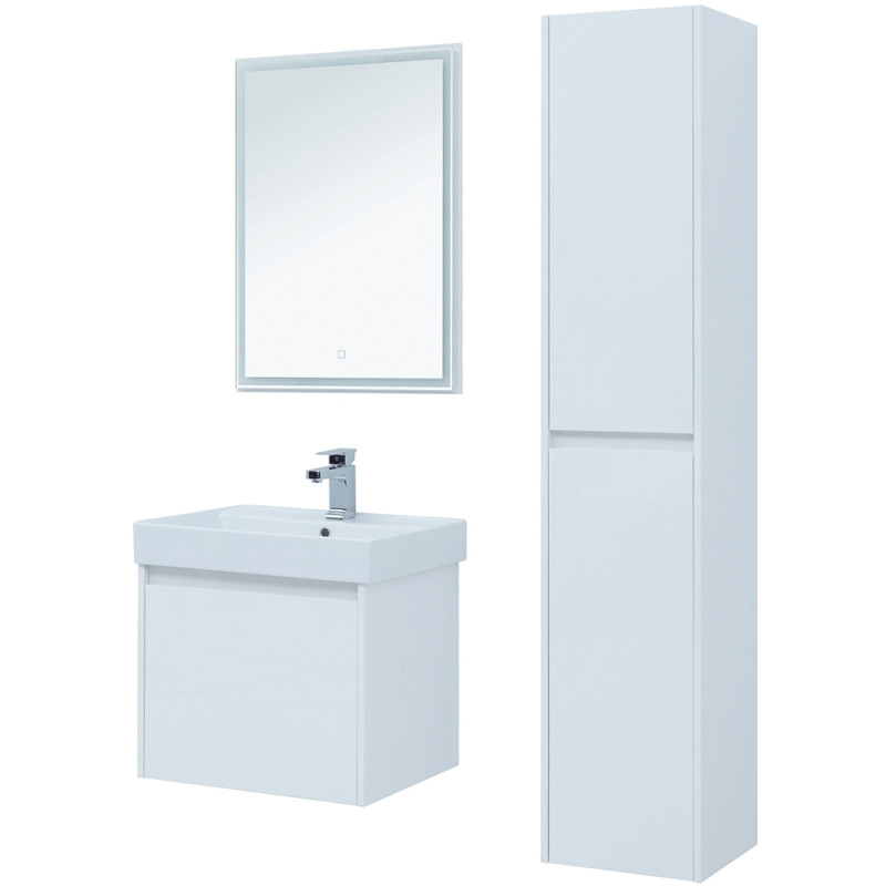 Комплект мебели для ванной Aquanet Nova Lite 60 242922 подвесной Белый МДФ / ЛДСП