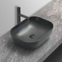 Раковина-чаша Vincea 51 VBS-101MA Антрацит матовый фарфор накладная