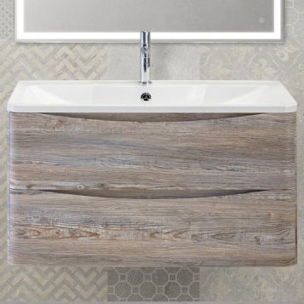 Тумба под раковину BelBagno ACQUA-800-2C-SO-PS подвесная Pino Scania МДФ / ЛДСП