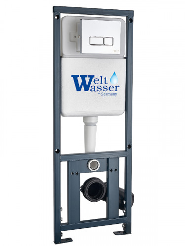 Инсталляция WeltWasser Marberg 410 SE WT 10000011211 с клавишей смыва цвет Белый