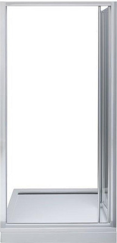 Душевая дверь Aquanet Alfa NAA6422 90 252214 профиль Хром стекло прозрачное