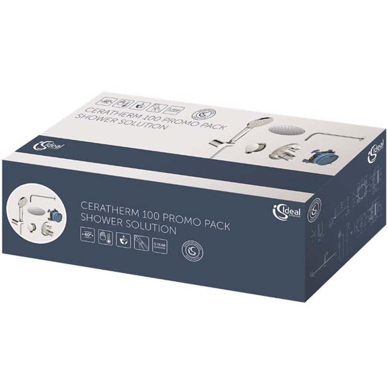 Душевая система Ideal Standard Ceratherm BD006XC с термостатом Хром