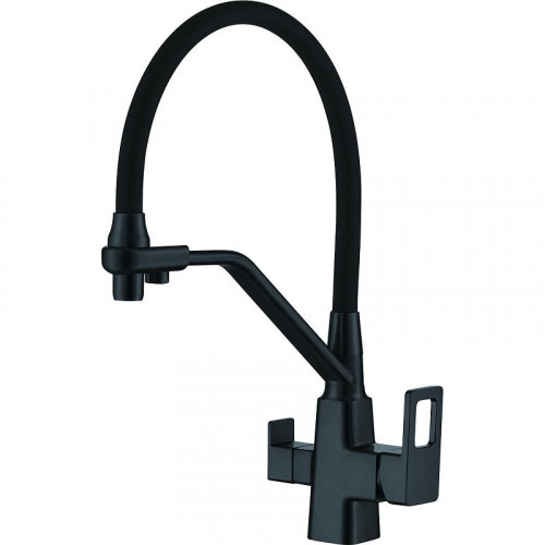 Смеситель для кухни D-Lin D159320-A цвет Черный матовый