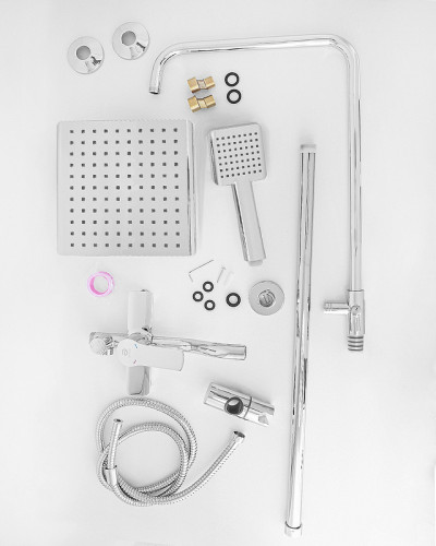 Душевая система Agger Merry A1394400 Хром латунь на стену