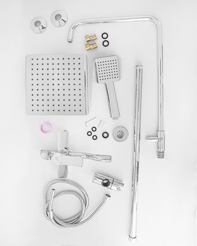 Душевая система Agger Merry A1394400 Хром латунь на стену