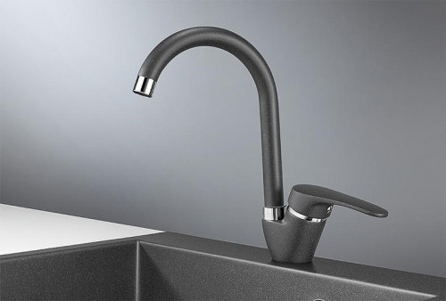 Смеситель для кухни Granula 1024 цвет Графит