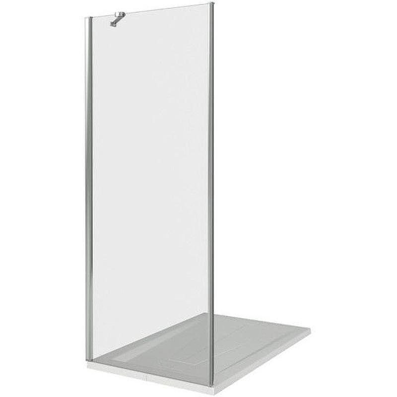 Душевая стенка Good Door Mokka SP-100-C-WE 100 профиль Белый стекло прозрачное