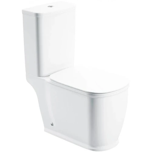 Унитаз компакт BelBagno Prado BB10150CP/BB10150SC без бачка с сиденьем Микролифт фаянс напольный