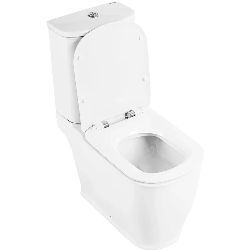 Унитаз компакт BelBagno Prado BB10150CP/BB10150SC без бачка с сиденьем Микролифт фаянс напольный