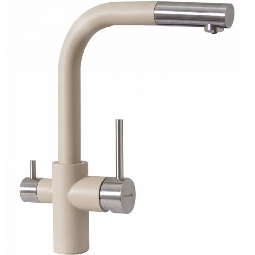 Смеситель для кухни Florentina Кристалл 333.32H.2123.107 Песочный латунь