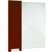 Зеркало со шкафом Bellezza Пегас 90 L 4610415002030 Красное МДФ / ЛДСП, стекло