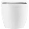 Комплект унитаза с инсталляцией BelBagno Loto BB070CHR/SC/BB002-80/BB005-PR-CHROME с сиденьем Микролифт и клавишей смыва Хром глянцевый фаянс подвесной