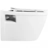 Комплект унитаза с инсталляцией BelBagno Loto BB070CHR/SC/BB002-80/BB005-PR-CHROME с сиденьем Микролифт и клавишей смыва Хром глянцевый фаянс подвесной
