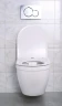 Комплект унитаза с инсталляцией BelBagno Loto BB070CHR/SC/BB002-80/BB005-PR-CHROME с сиденьем Микролифт и клавишей смыва Хром глянцевый фаянс подвесной