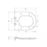 Комплект унитаза с инсталляцией BelBagno Loto BB070CHR/SC/BB002-80/BB005-PR-CHROME с сиденьем Микролифт и клавишей смыва Хром глянцевый фаянс подвесной