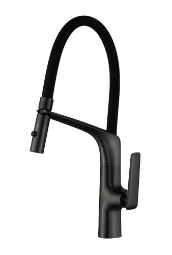 Смеситель для кухни Vincea VKF-115MB цвет Черный