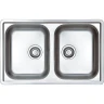Кухонная мойка Alveus Line 90 NAT-90 790x500 1066751 Натуральная сталь нержавеющая сталь встраиваемый