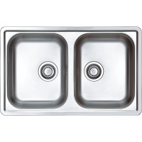 Кухонная мойка Alveus Line 90 NAT-90 790x500 1066751 Натуральная сталь нержавеющая сталь встраиваемый