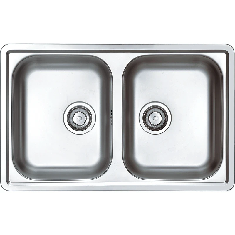Кухонная мойка Alveus Line 90 NAT-90 790x500 1066751 Натуральная сталь нержавеющая сталь встраиваемый