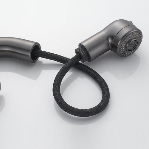 Смеситель для раковины Raffine F291T цвет Оружейная сталь