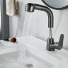 Смеситель для раковины Raffine F291T цвет Оружейная сталь