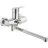 Смеситель для ванны Ledeme H40 2240L универсальный Хром латунь на стену
