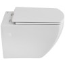 Унитаз BelBagno Carina BB514CHR без сиденья фаянс подвесной