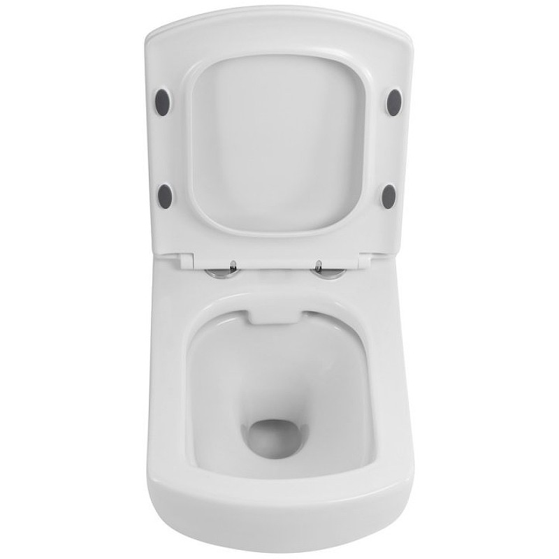 Унитаз BelBagno Carina BB514CHR без сиденья фаянс подвесной