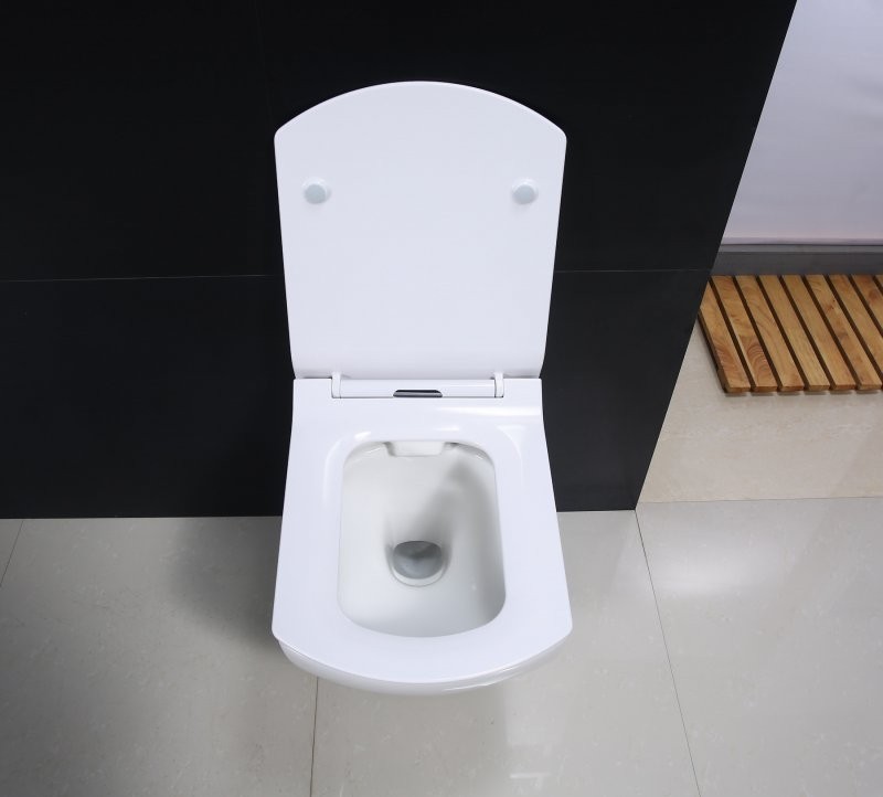 Унитаз BelBagno Carina BB514CHR без сиденья фаянс подвесной