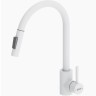 Смеситель для кухни Dorff Logic D3007533 Белый нержавеющая сталь