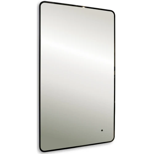 Зеркало Silver Mirrors Incanto 60 LED-00002538 с подсветкой Черное с бесконтактным выключателем и диммером стекло