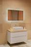 Зеркало Silver Mirrors Incanto 60 LED-00002538 с подсветкой Черное с бесконтактным выключателем и диммером стекло